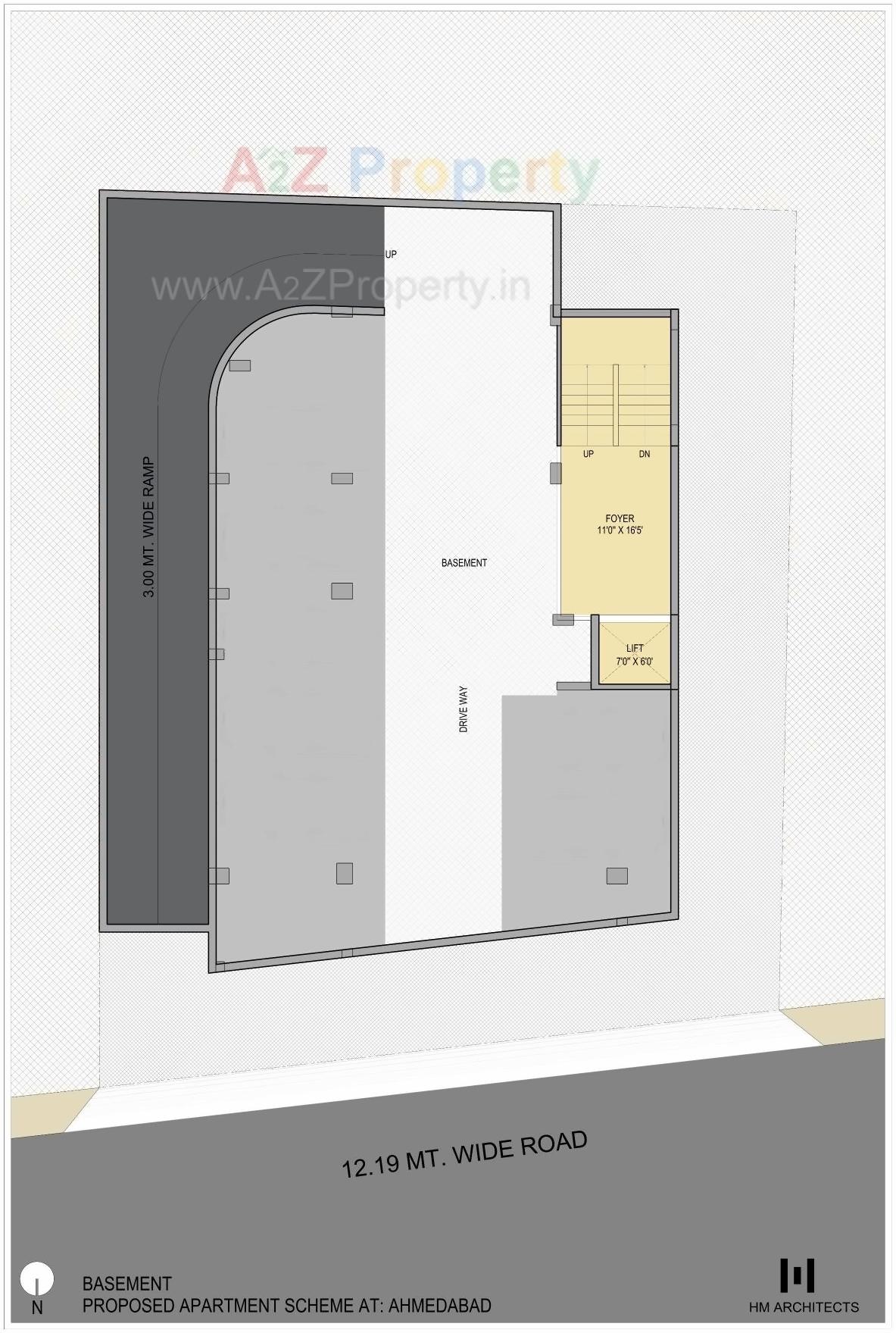 Layout of real estate project Origami located at Changispur, Ahmedabad, Gujarat