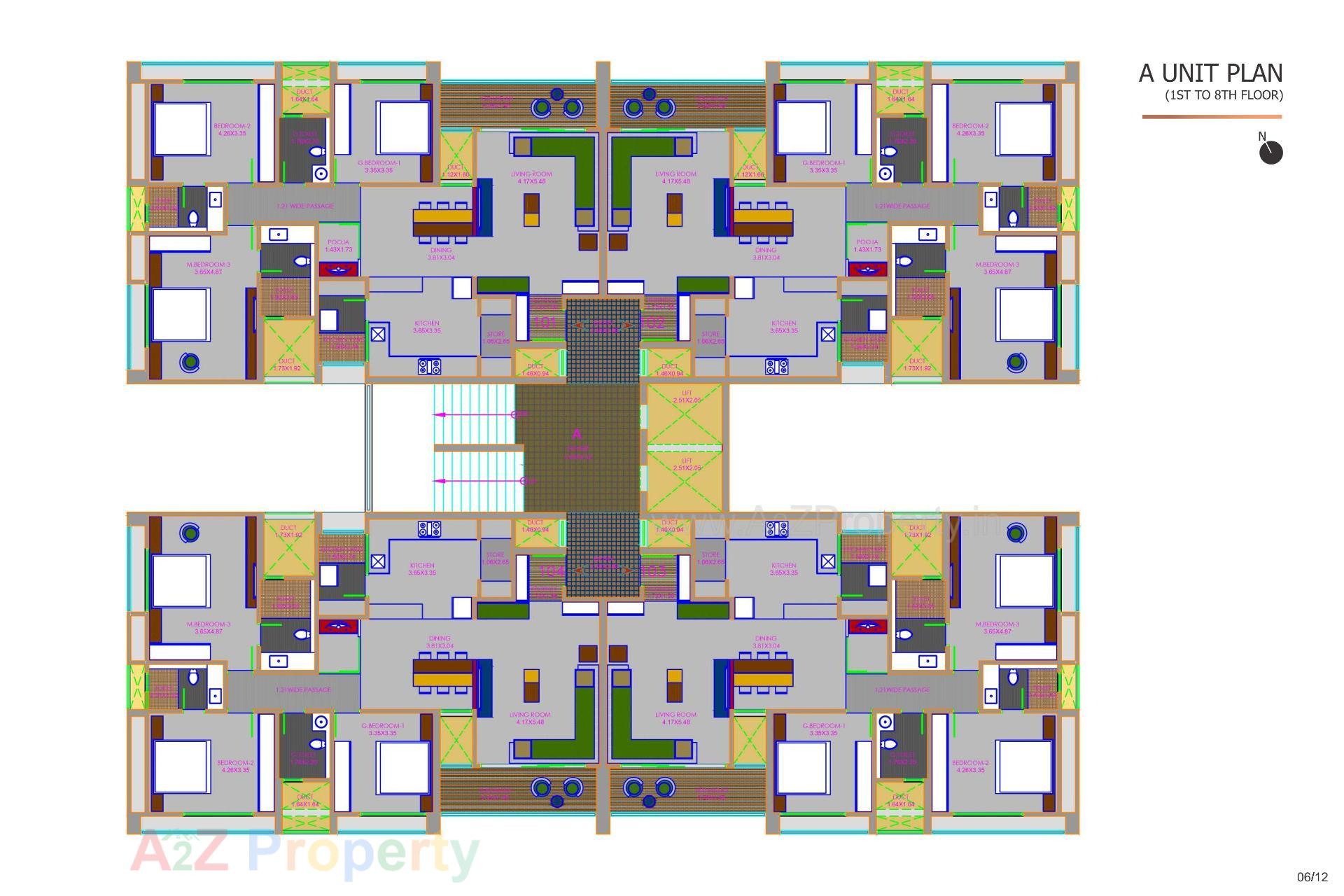 Layout of real estate project Oryn Armonia located at Hebatpur, Ahmedabad, Gujarat