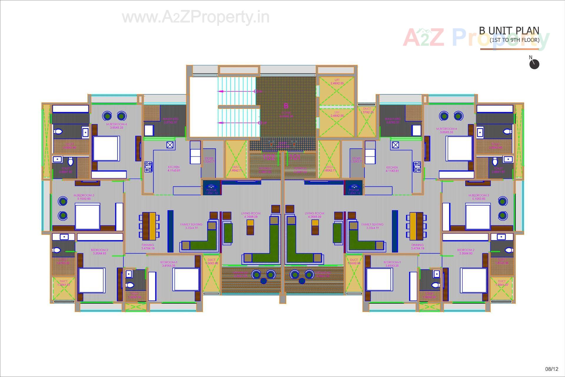 Layout of real estate project Oryn Armonia located at Hebatpur, Ahmedabad, Gujarat