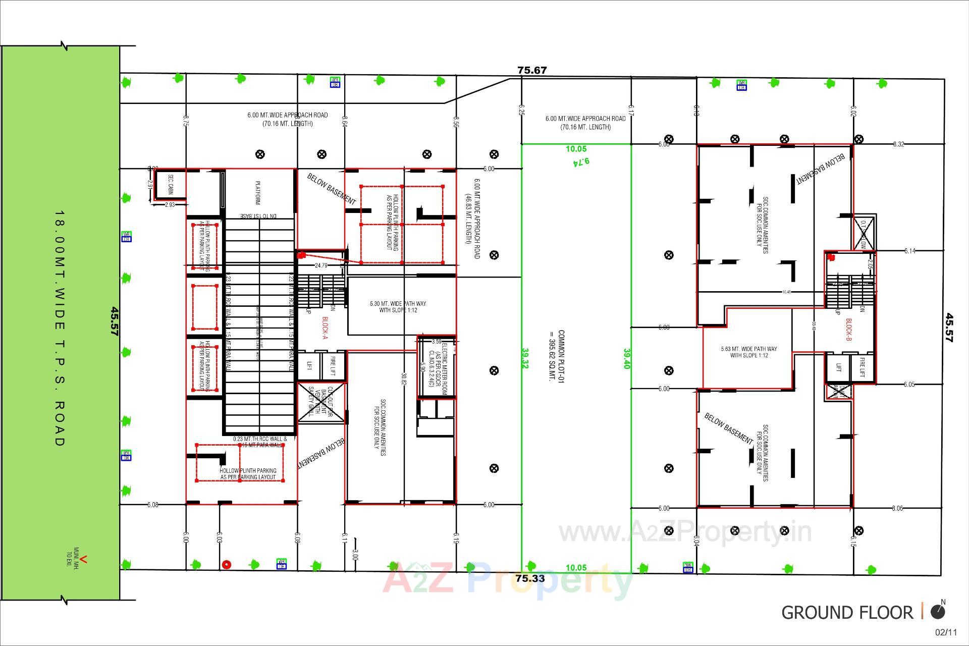 Layout of real estate project Oryn Armonia located at Hebatpur, Ahmedabad, Gujarat