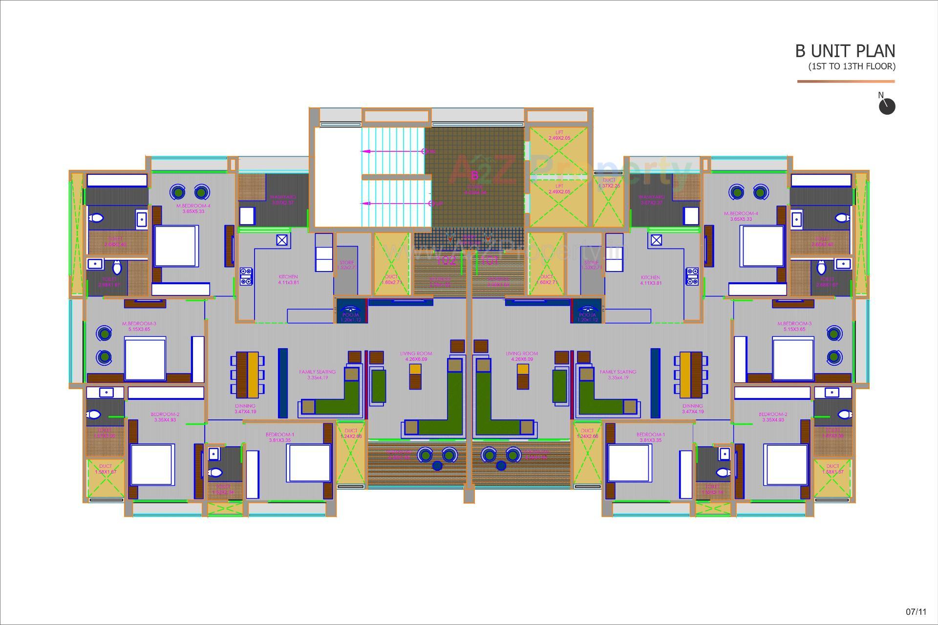 Layout of real estate project Oryn Armonia located at Hebatpur, Ahmedabad, Gujarat
