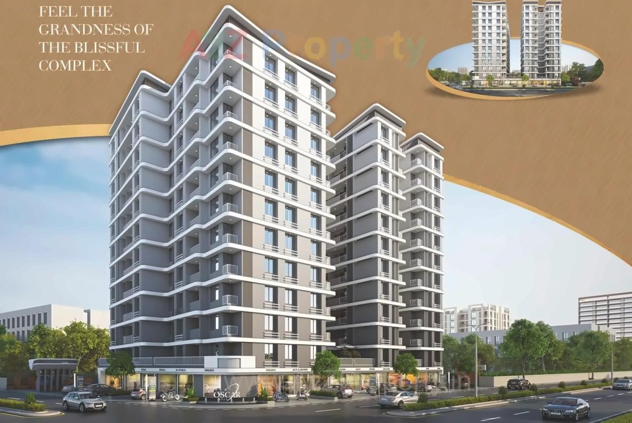 3D Elevation of real estate project Oscar Hills located at Hanspura, Ahmedabad, Gujarat