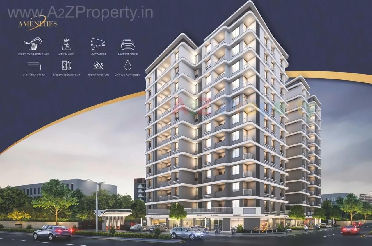 3D Elevation of real estate project Oscar Hills located at Hanspura, Ahmedabad, Gujarat