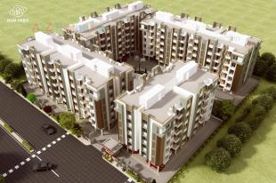 Elevation of real estate project Oum Orbit located at Vinzol, Ahmedabad, Gujarat
