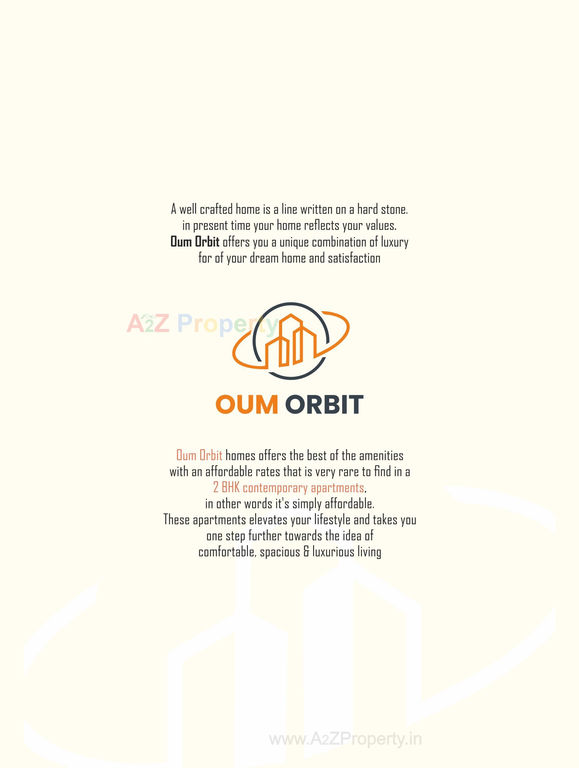  of real estate project Oum Orbit located at Vinzol, Ahmedabad, Gujarat