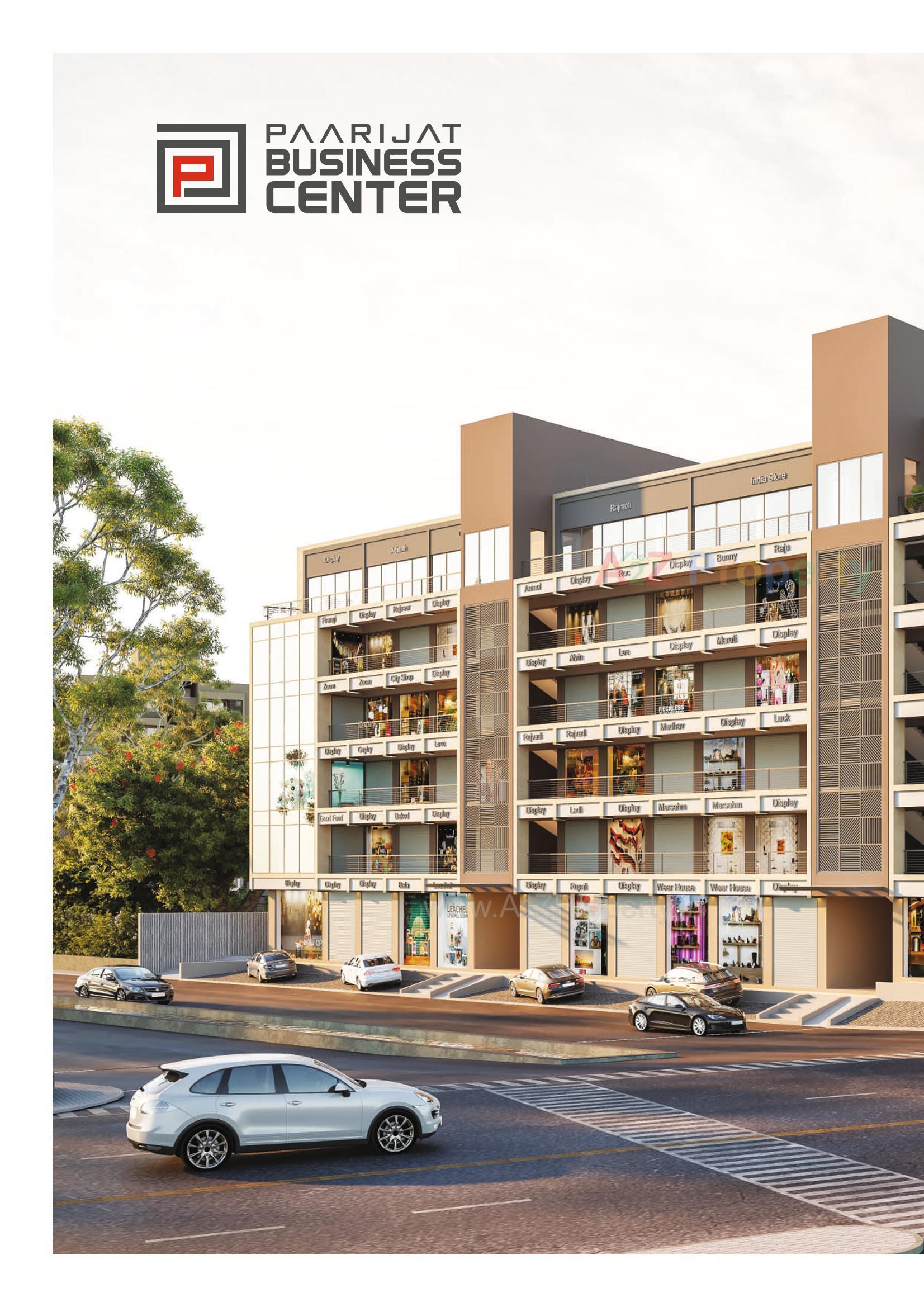 3D Elevation of real estate project Paarijat Business Center located at Vatva, Ahmedabad, Gujarat