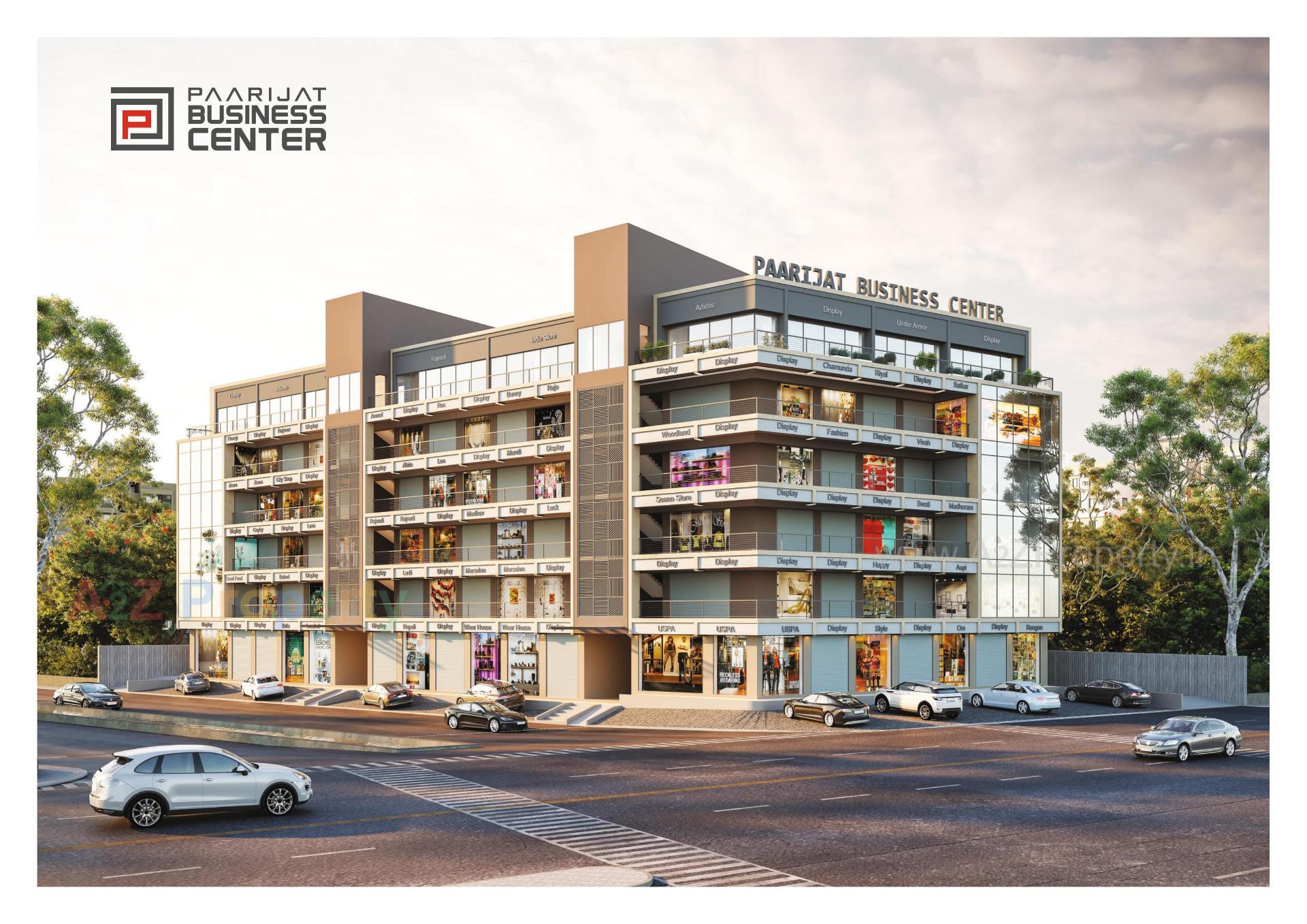 3D Elevation of real estate project Paarijat Business Center located at Vatva, Ahmedabad, Gujarat
