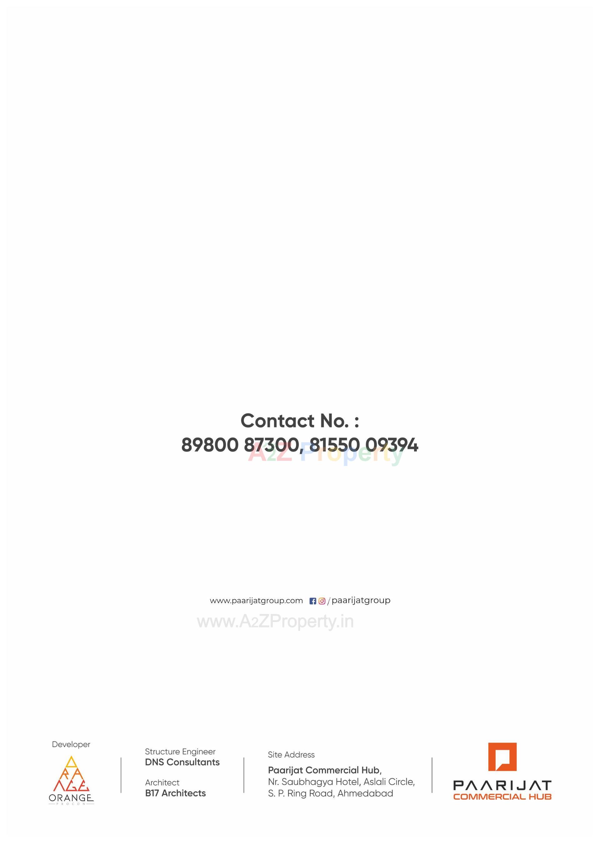  of real estate project Paarijat  Hub located at Ahmedabad, Ahmedabad, Gujarat