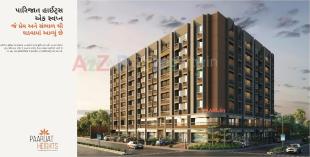 Elevation of real estate project Paarijat Heights located at Vatva, Ahmedabad, Gujarat