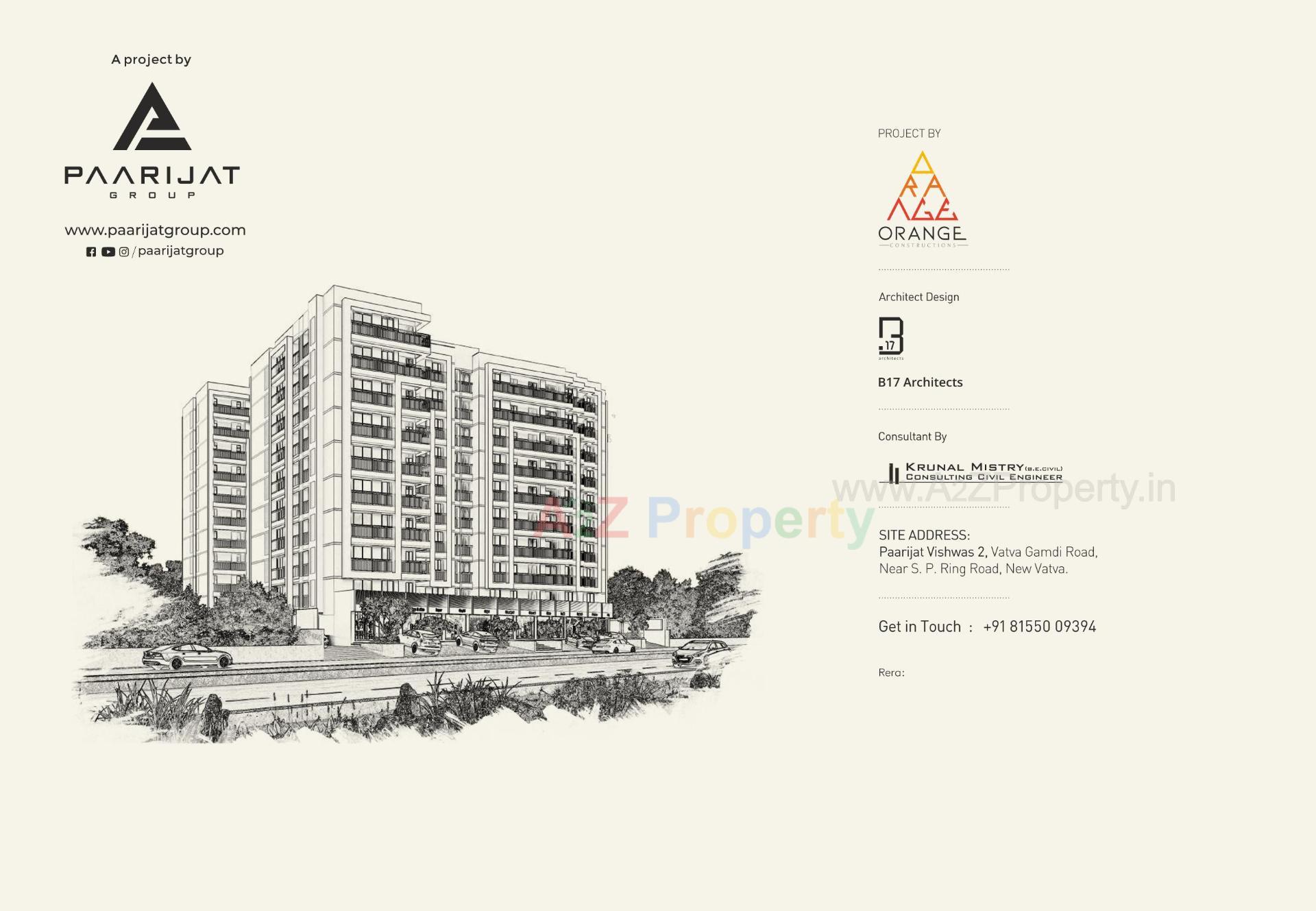  of real estate project Paarijat Vishvash located at Vatva, Ahmedabad, Gujarat