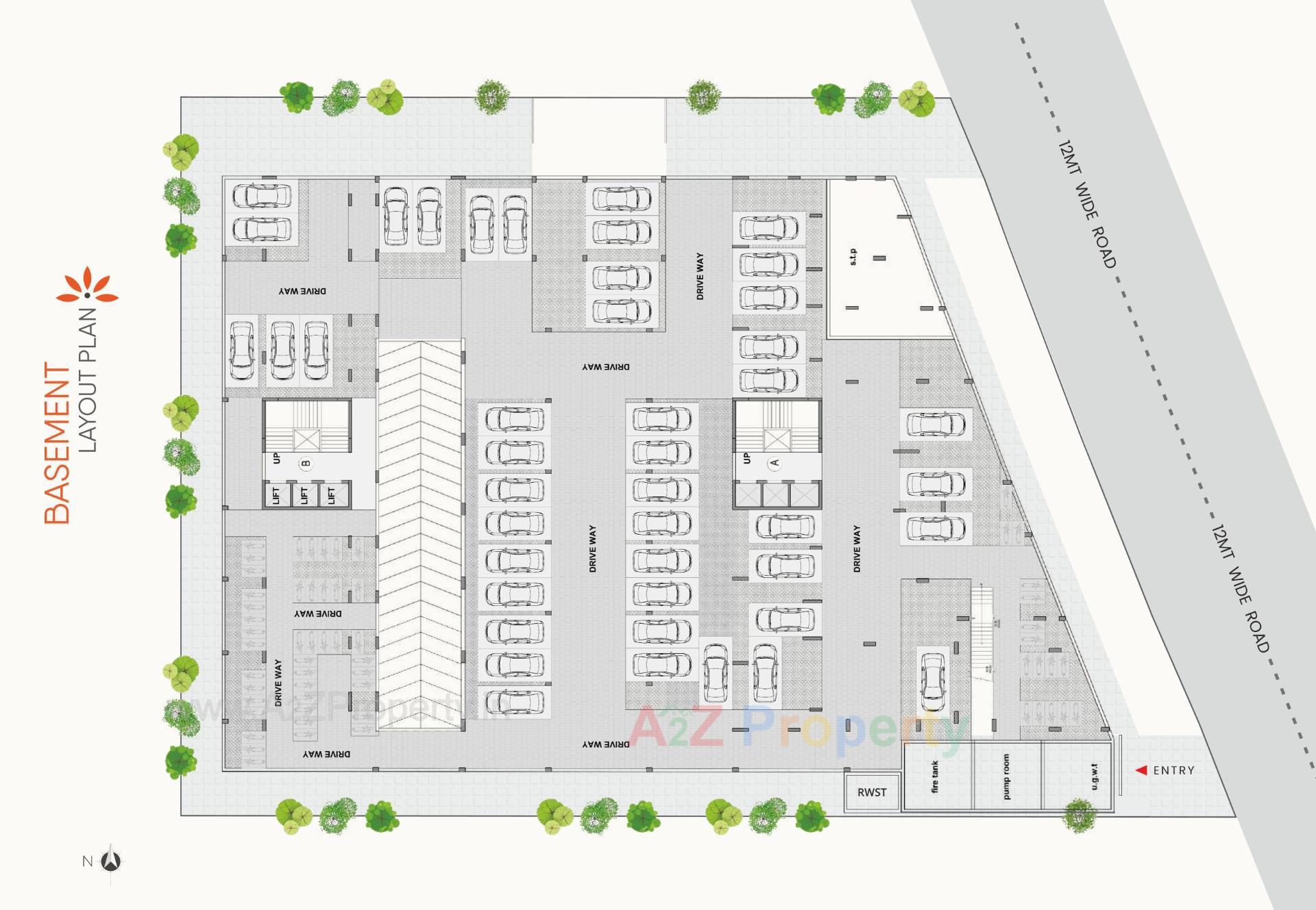 Layout of real estate project Paarijat Vishvash located at Vatva, Ahmedabad, Gujarat