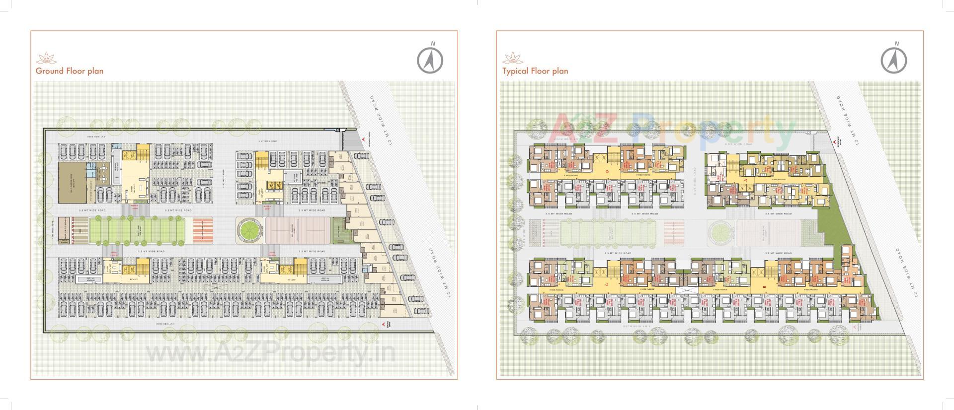 Layout of real estate project Paarijat Vishwas located at Ahmedabad, Ahmedabad, Gujarat