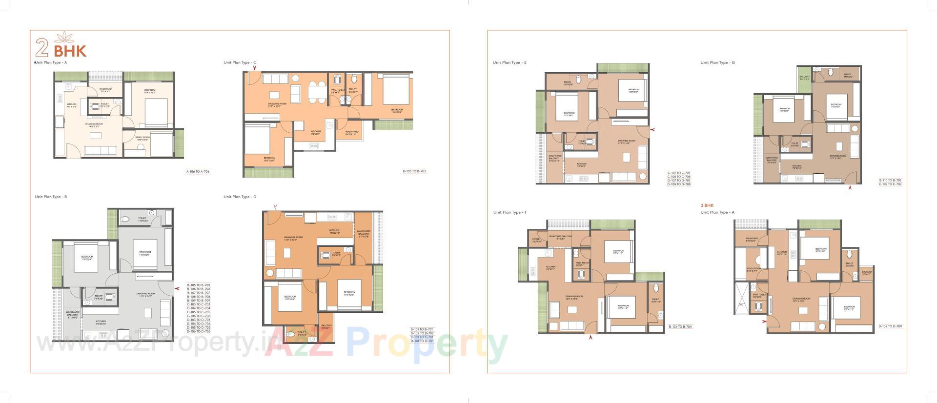 Layout of real estate project Paarijat Vishwas located at Ahmedabad, Ahmedabad, Gujarat