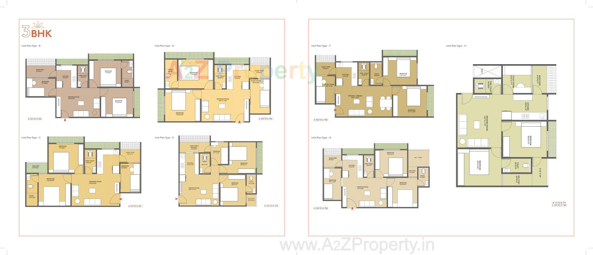 Layout of real estate project Paarijat Vishwas located at Ahmedabad, Ahmedabad, Gujarat