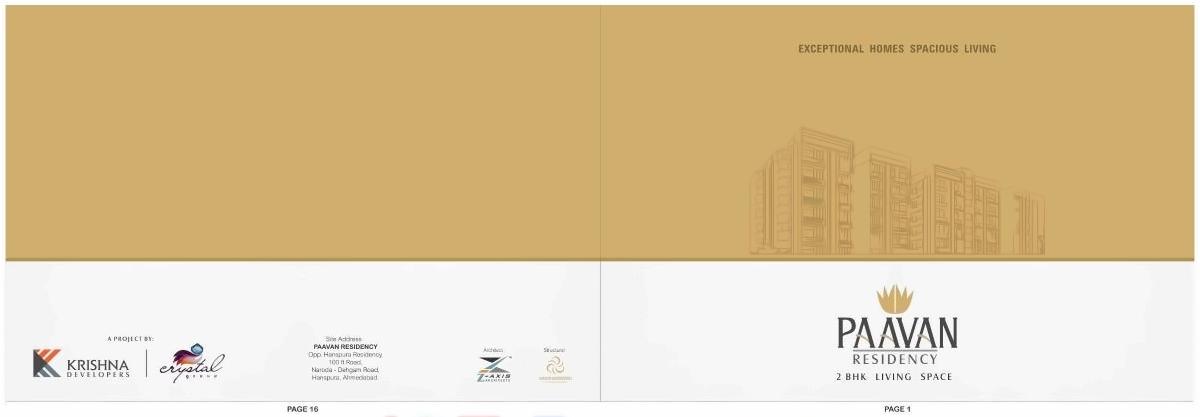  of real estate project Paavan Residency located at Hanspura, Ahmedabad, Gujarat