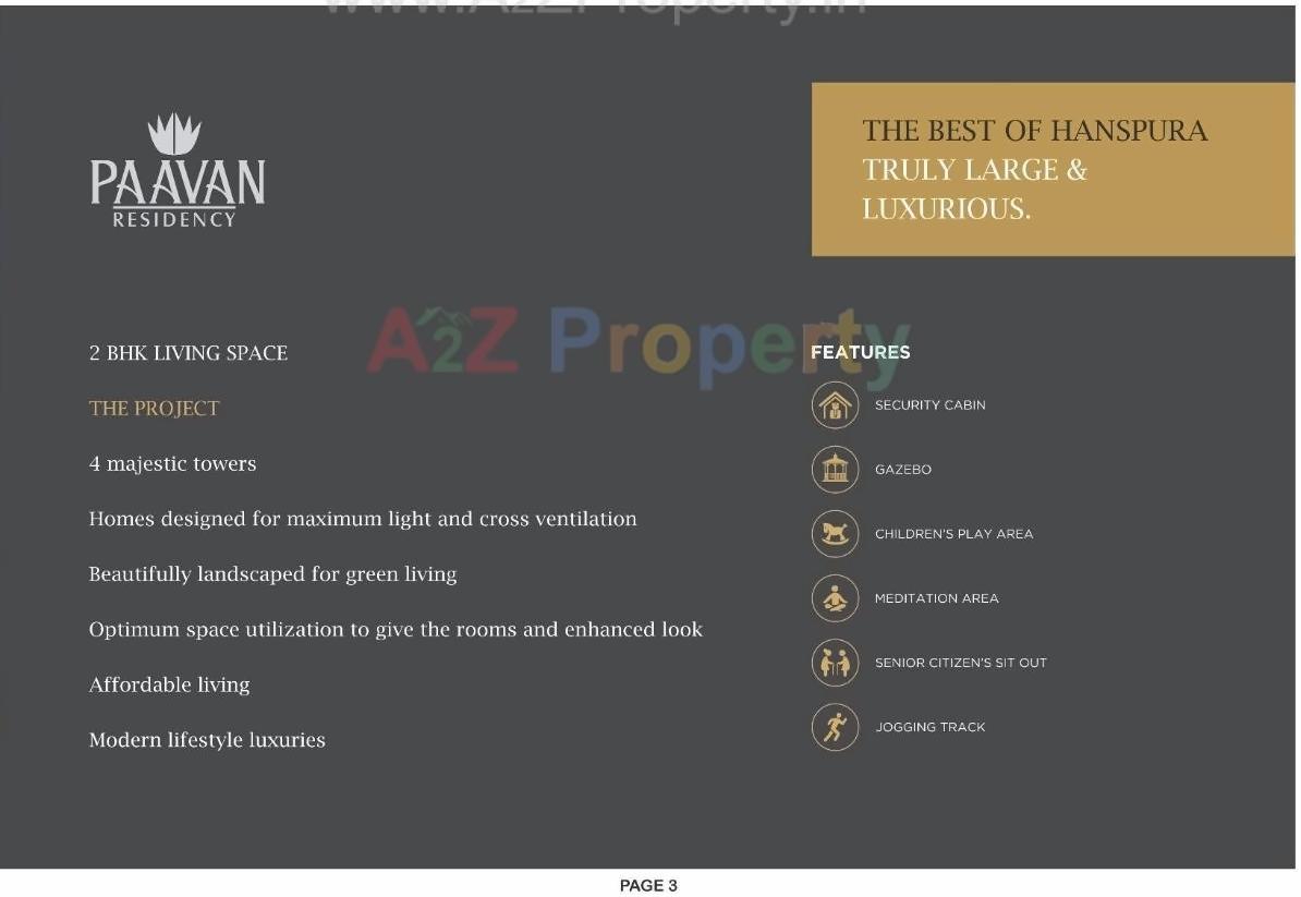 Amenities of Paavan Residency