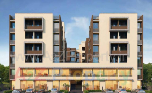 Elevation of real estate project Padmavati Residency located at Manipur, Ahmedabad, Gujarat