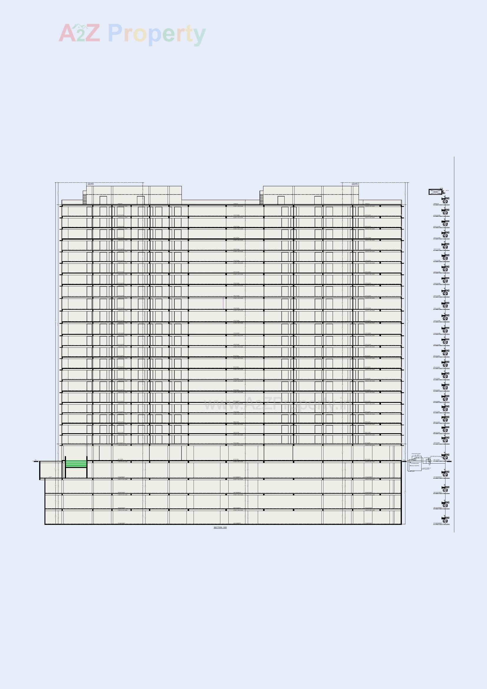 Layout of real estate project Palak Estrella located at Ambli, Ahmedabad, Gujarat