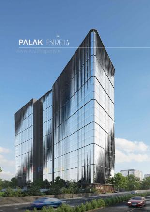 Elevation of real estate project Palak Estrella located at Ambli, Ahmedabad, Gujarat
