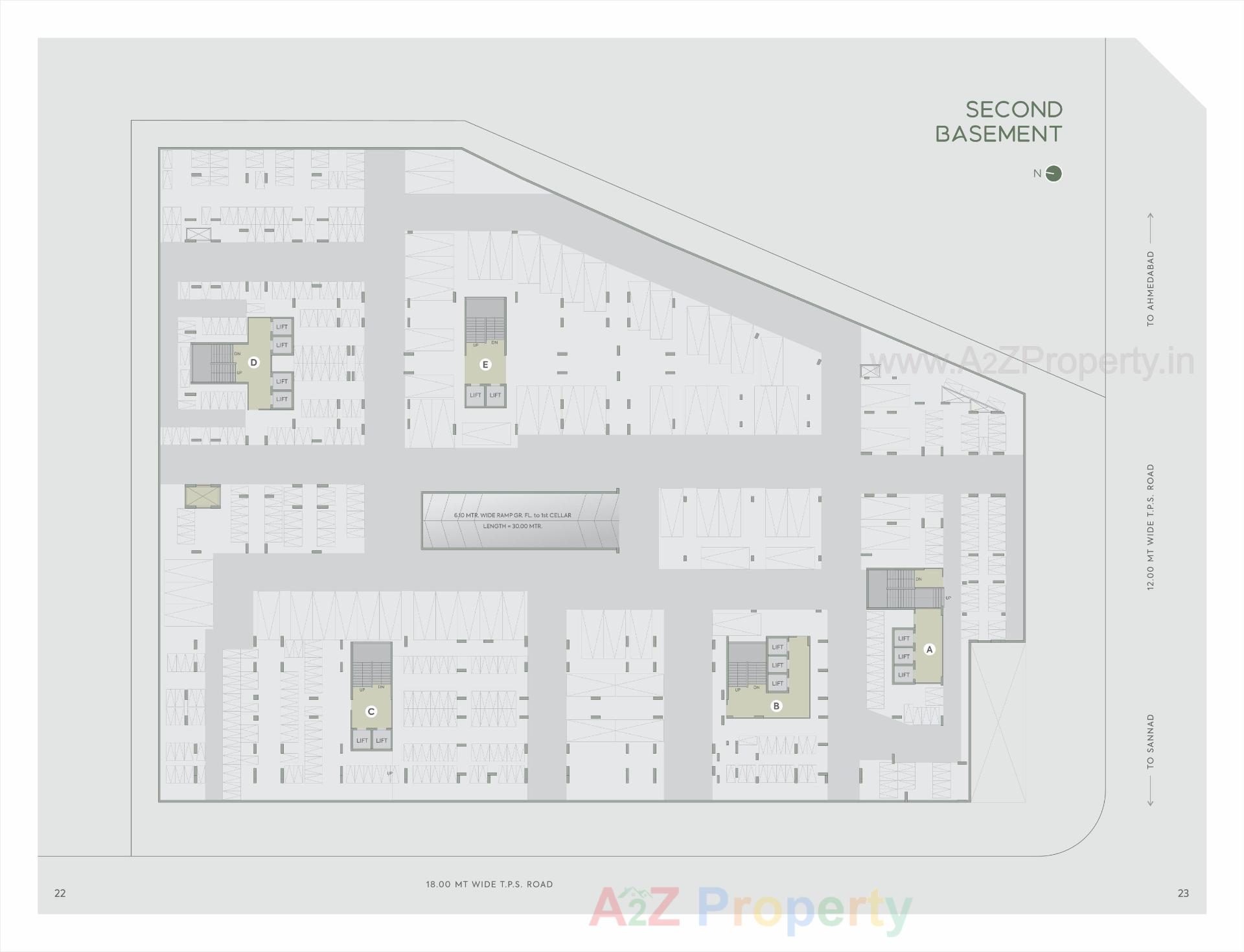 Layout of real estate project Palash Homes located at Sarkhej, Ahmedabad, Gujarat