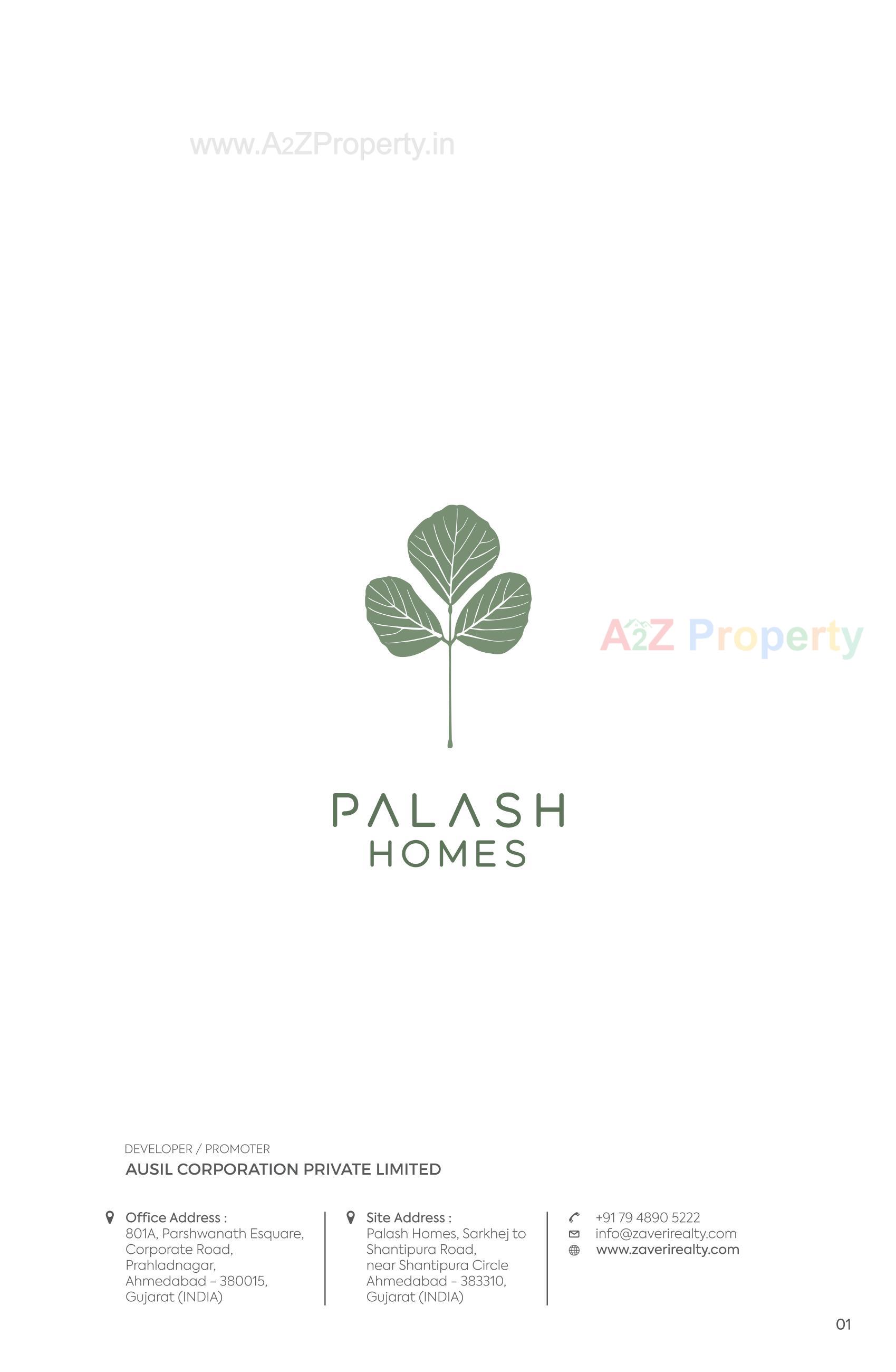  of real estate project Palash Homes located at Sarkhej, Ahmedabad, Gujarat