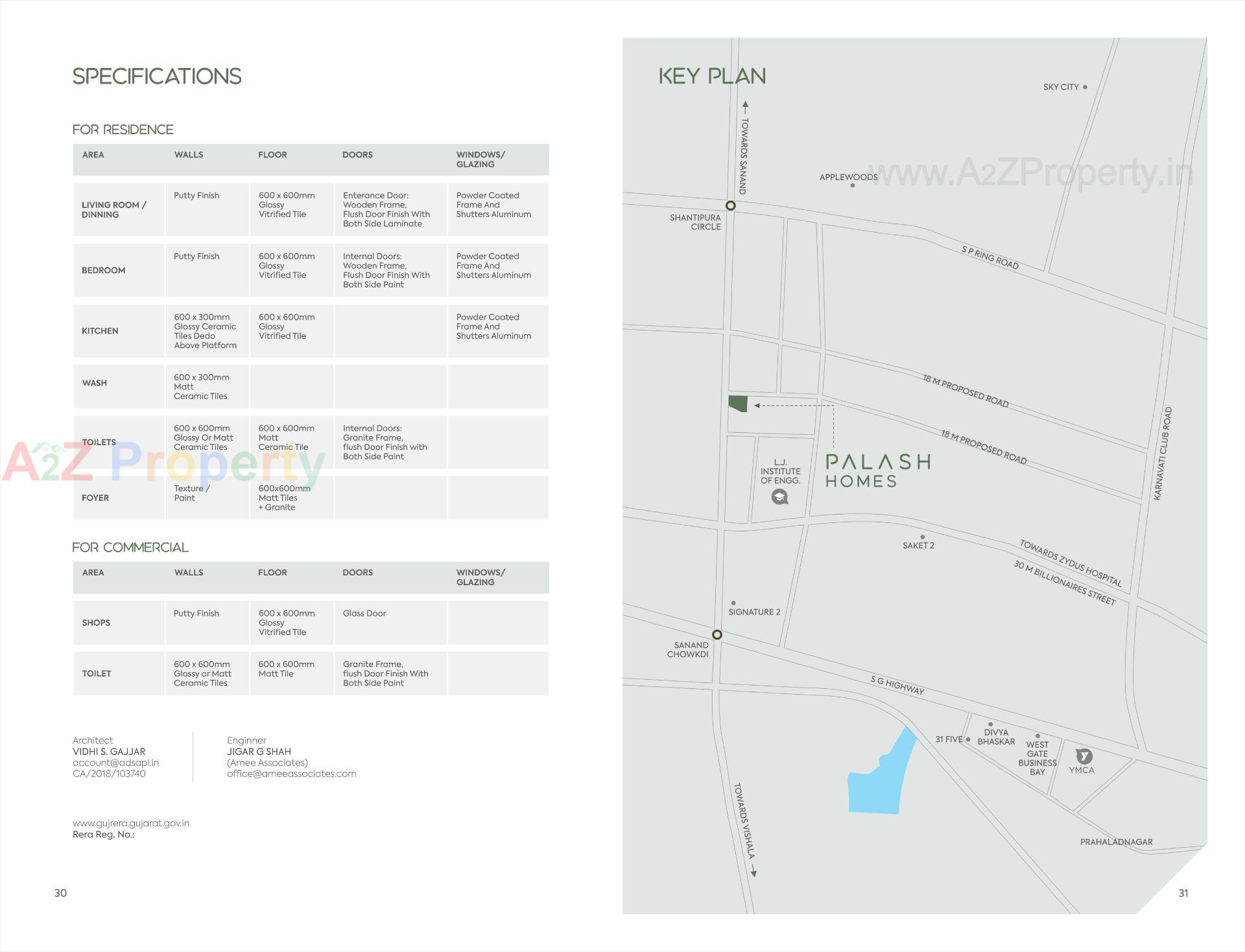  of real estate project Palash Homes located at Sarkhej, Ahmedabad, Gujarat