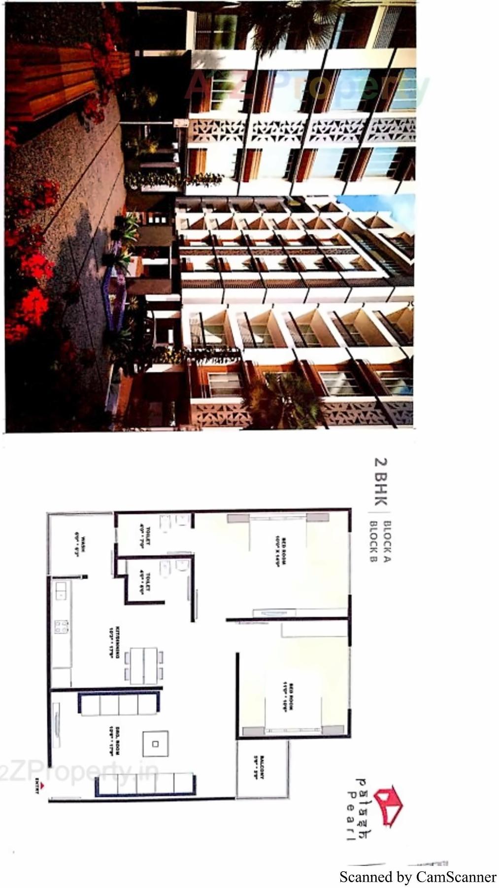 Layout of real estate project Palash Pearl located at Nikol, Ahmedabad, Gujarat