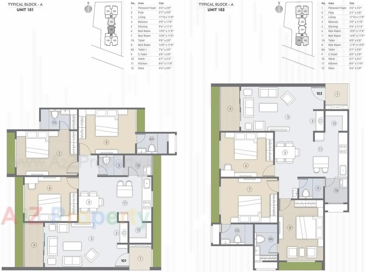 Layout of real estate project Palladian located at Vejalpur, Ahmedabad, Gujarat
