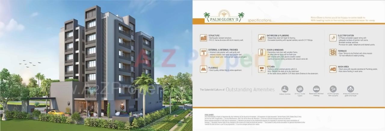  of real estate project Palm Glory located at Sola, Ahmedabad, Gujarat