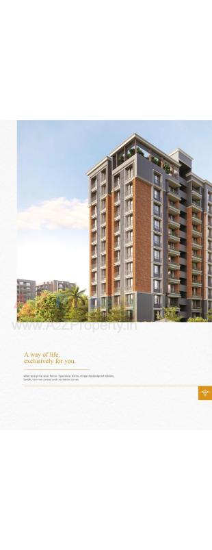 Elevation of real estate project Palm Glory located at Sola, Ahmedabad, Gujarat
