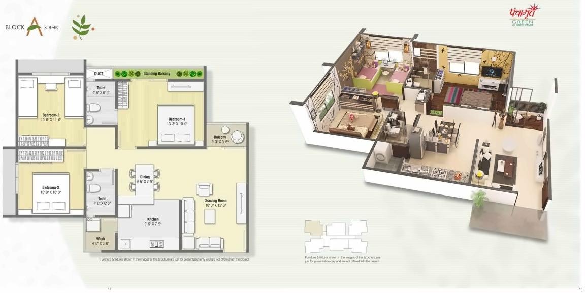Layout of real estate project Panchamrut Green located at Shilaj, Ahmedabad, Gujarat