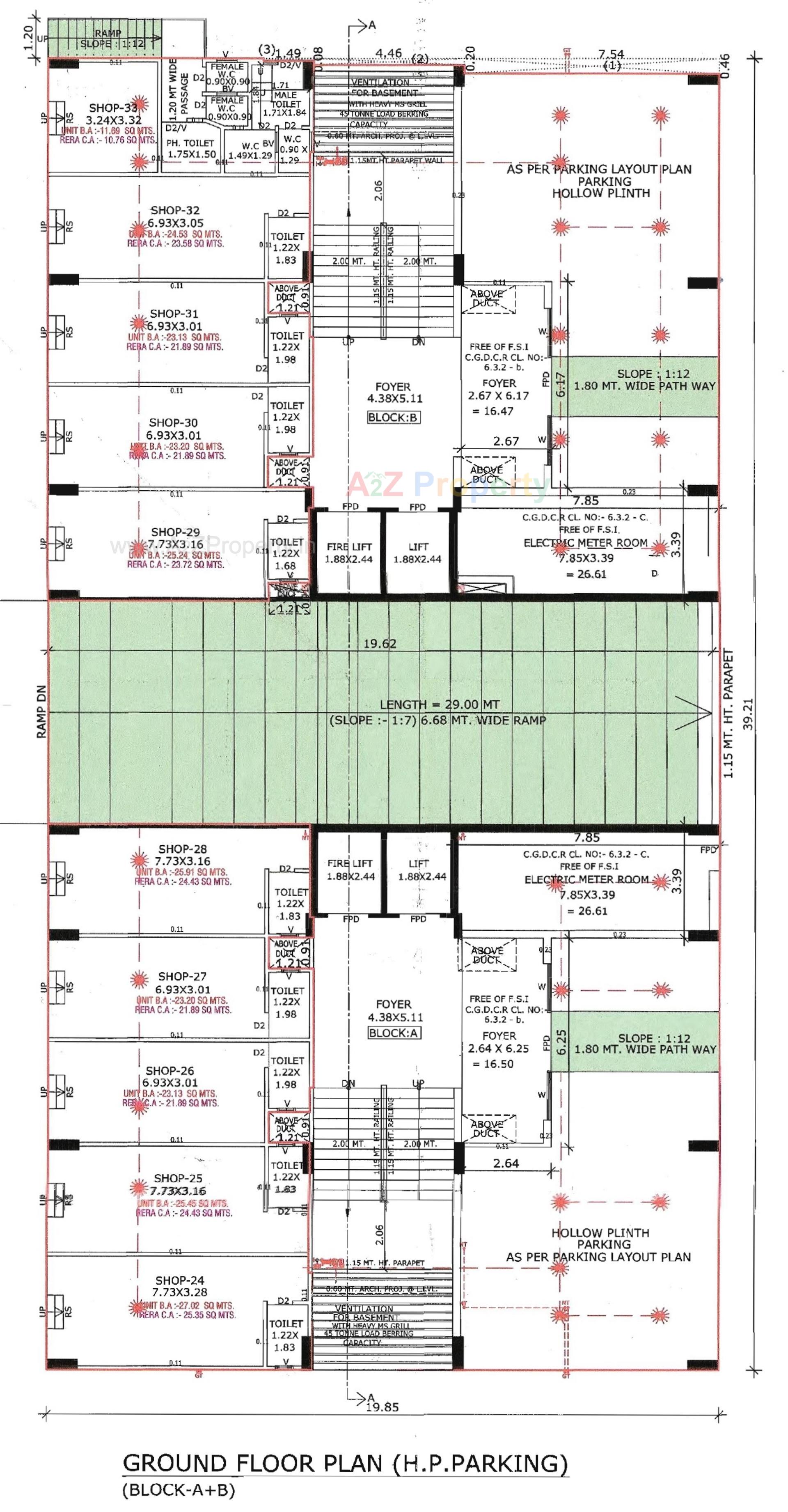 Layout of real estate project Panchamrut Skyz located at Saij, Ahmedabad, Gujarat