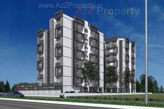 Elevation of real estate project Panchmukhi Pride located at Bopal, Ahmedabad, Gujarat