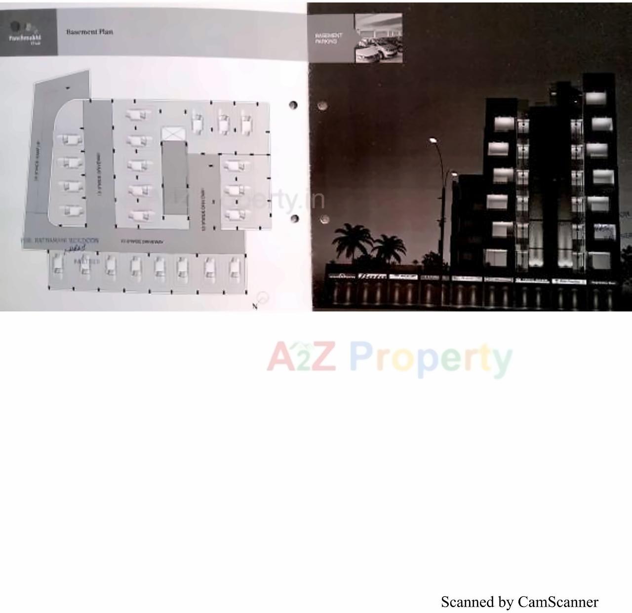 Layout of real estate project Panchmukhi Pride located at Bopal, Ahmedabad, Gujarat