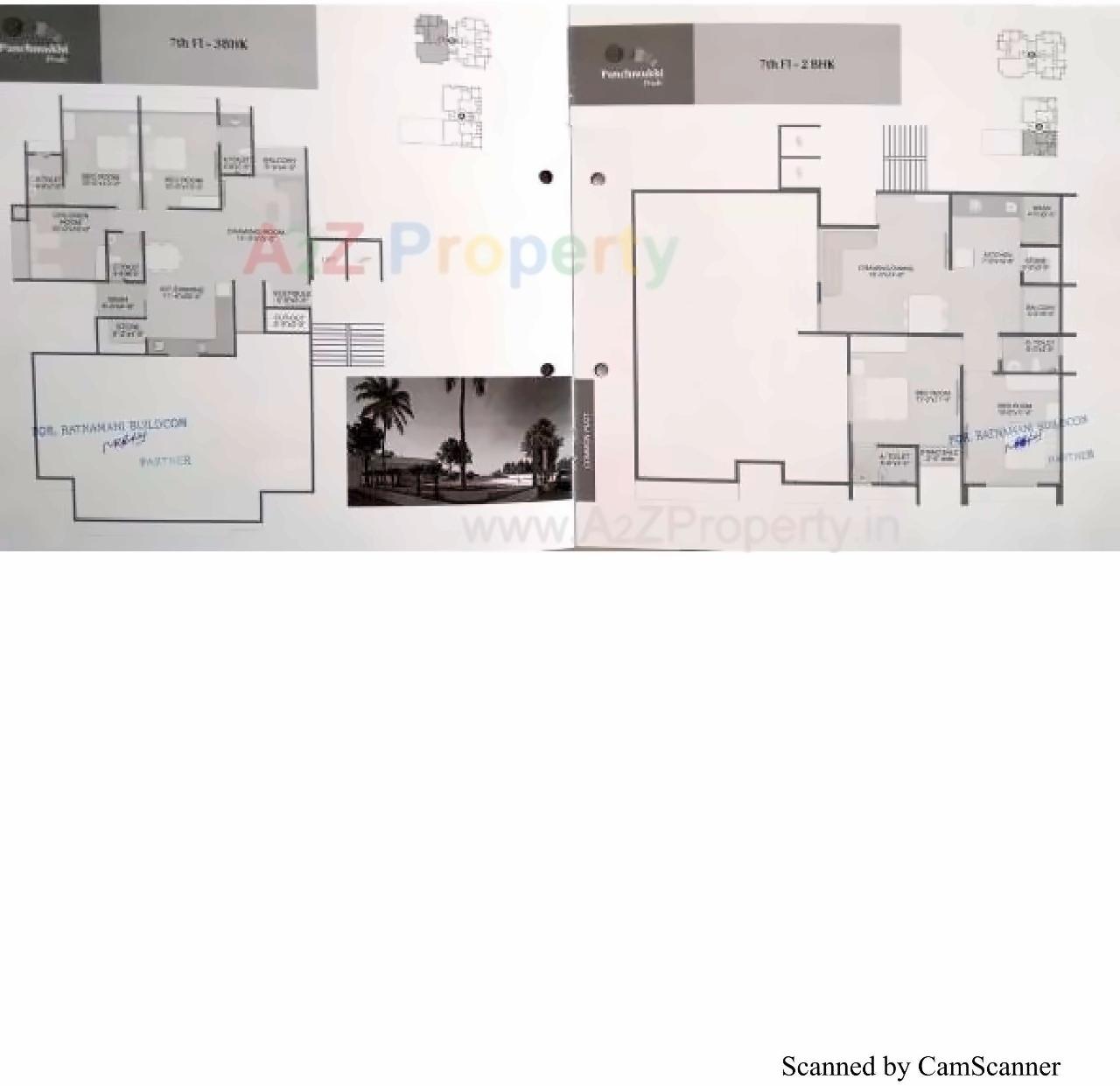 Layout of real estate project Panchmukhi Pride located at Bopal, Ahmedabad, Gujarat