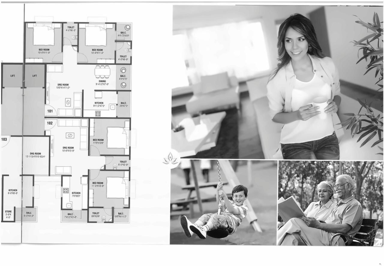 Layout of real estate project Panchshlok Homes located at Tragad, Ahmedabad, Gujarat