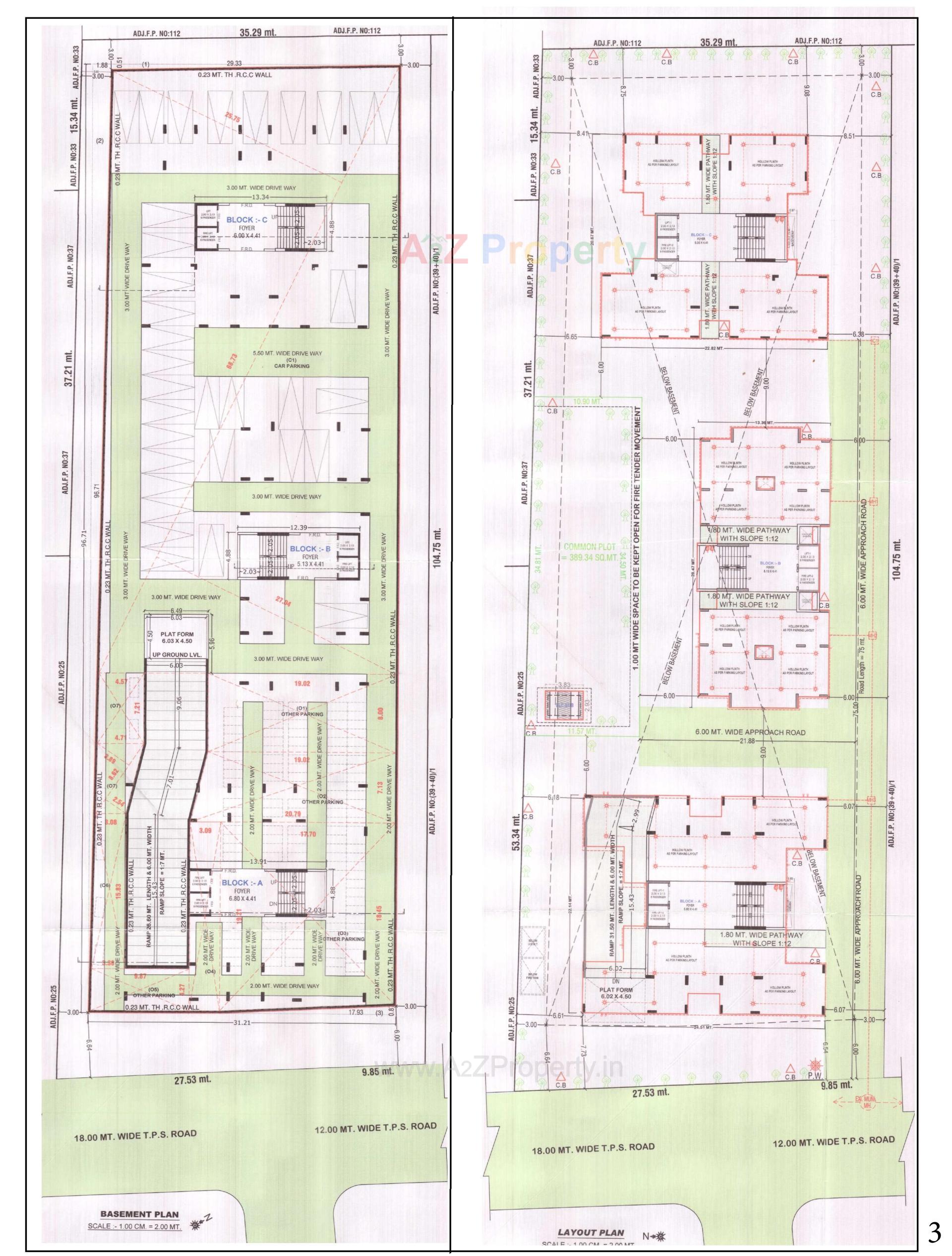 Layout of real estate project Paradise Exotica located at Sarkhej, Ahmedabad, Gujarat