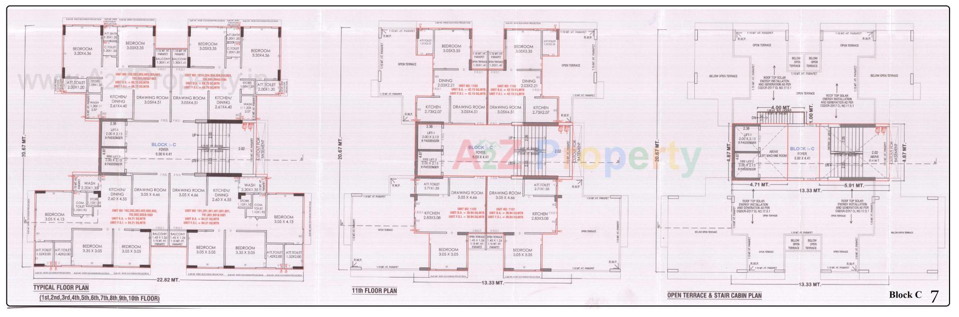 Layout of real estate project Paradise Exotica located at Sarkhej, Ahmedabad, Gujarat