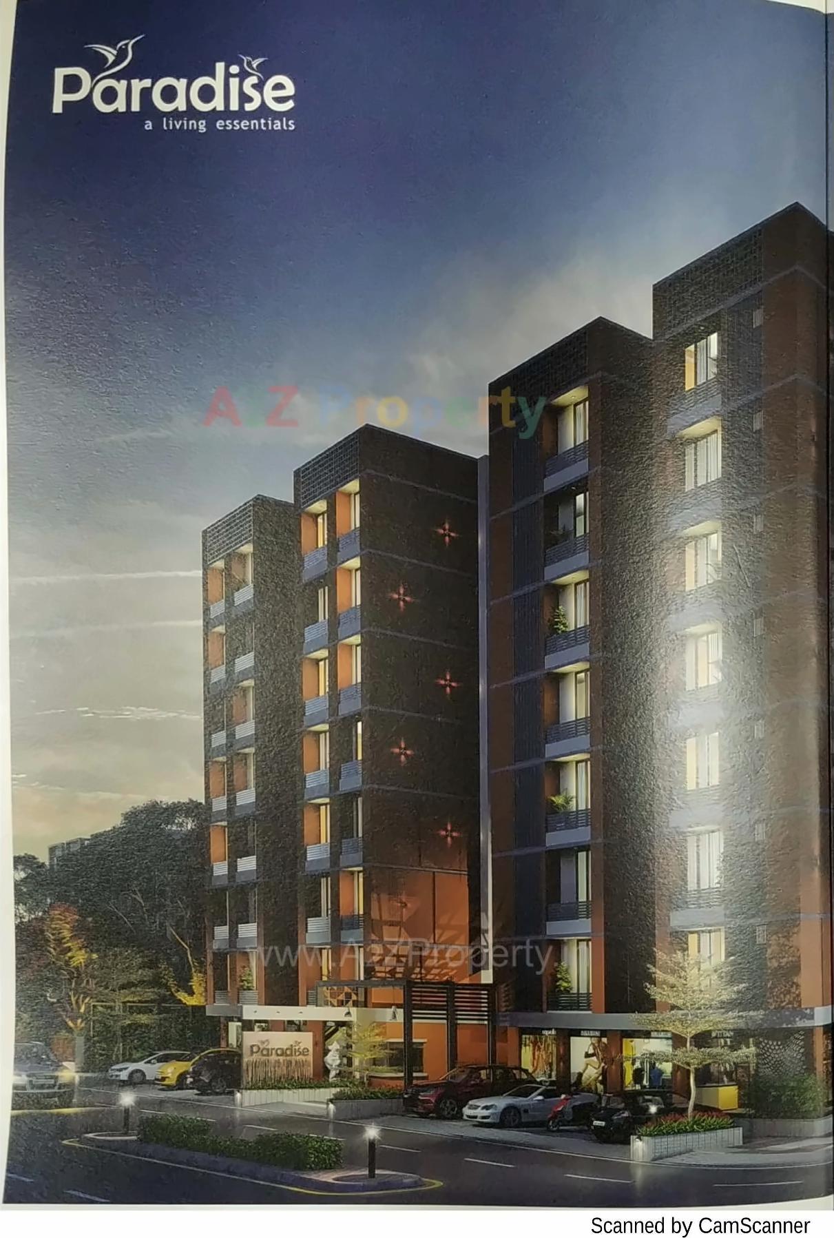 3D Elevation of real estate project Paradise located at Ahmedabad, Ahmedabad, Gujarat