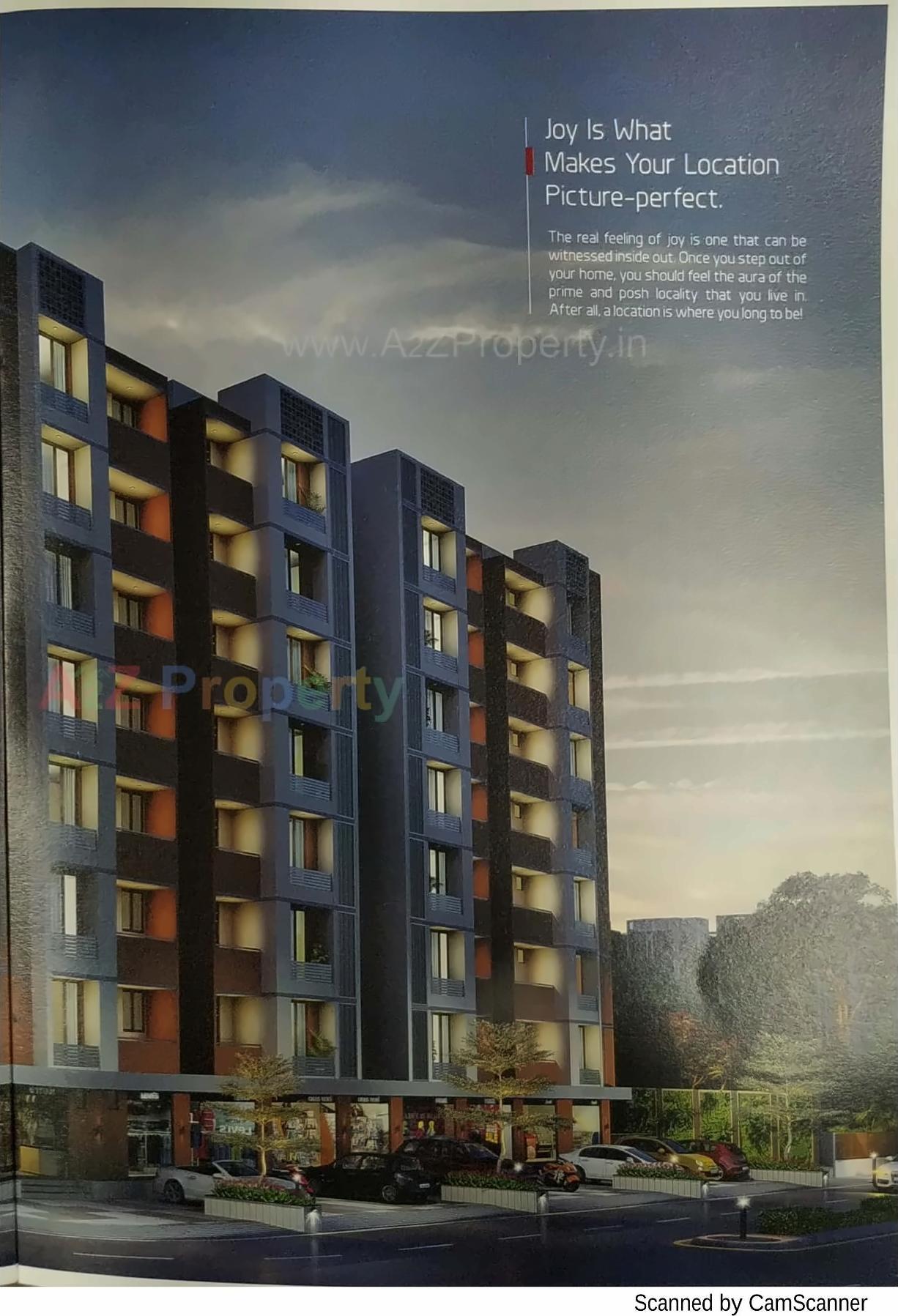 3D Elevation of real estate project Paradise located at Ahmedabad, Ahmedabad, Gujarat