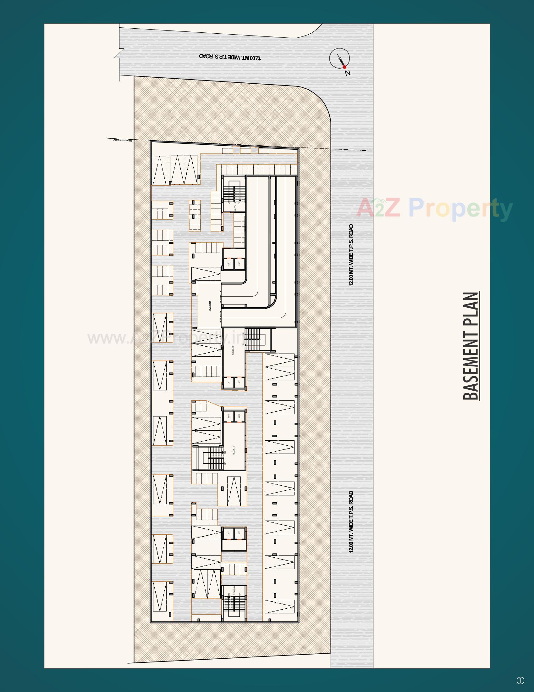 Layout of real estate project Param Serenity located at Muthiya, Ahmedabad, Gujarat