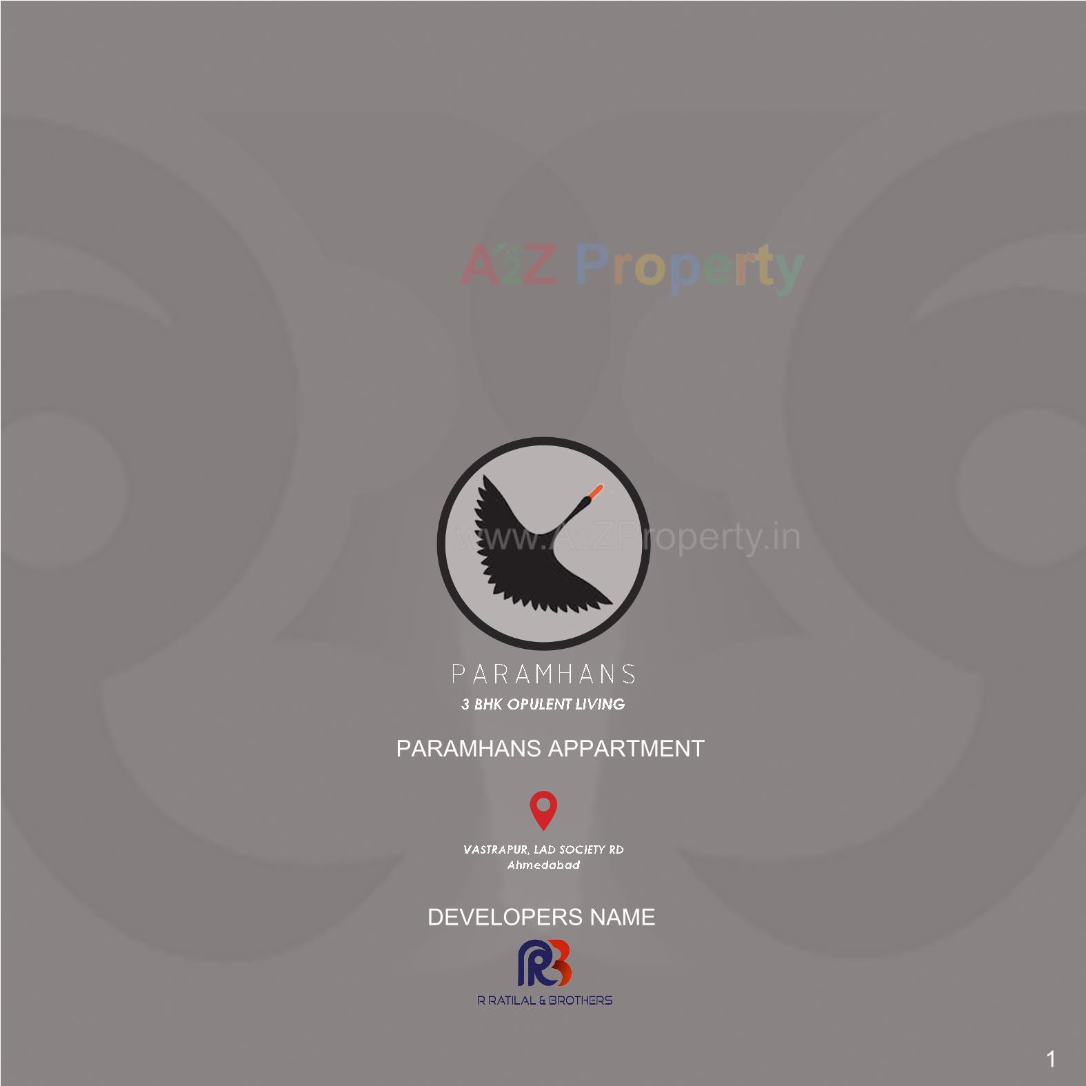  of real estate project Paramhans Appartment located at Vastrapur, Ahmedabad, Gujarat