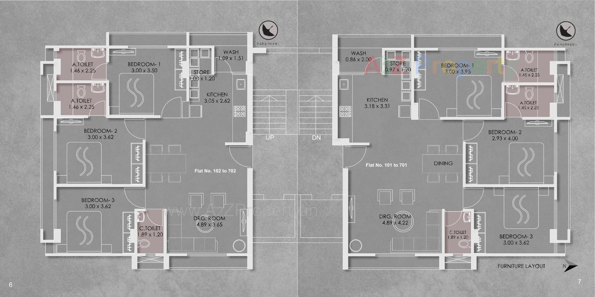  of real estate project Paramhans Appartment located at Vastrapur, Ahmedabad, Gujarat