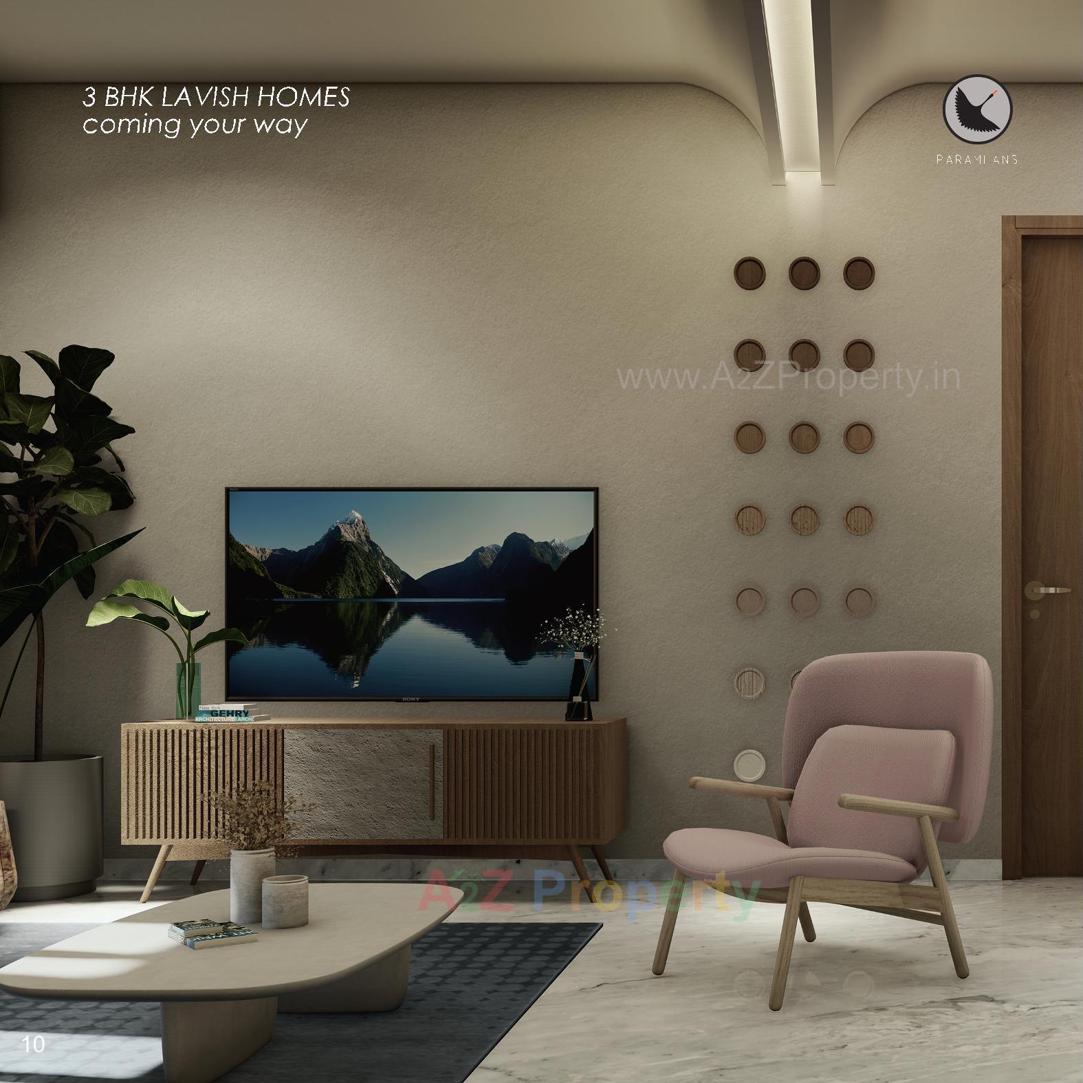 3D Elevation of real estate project Paramhans Appartment located at Vastrapur, Ahmedabad, Gujarat