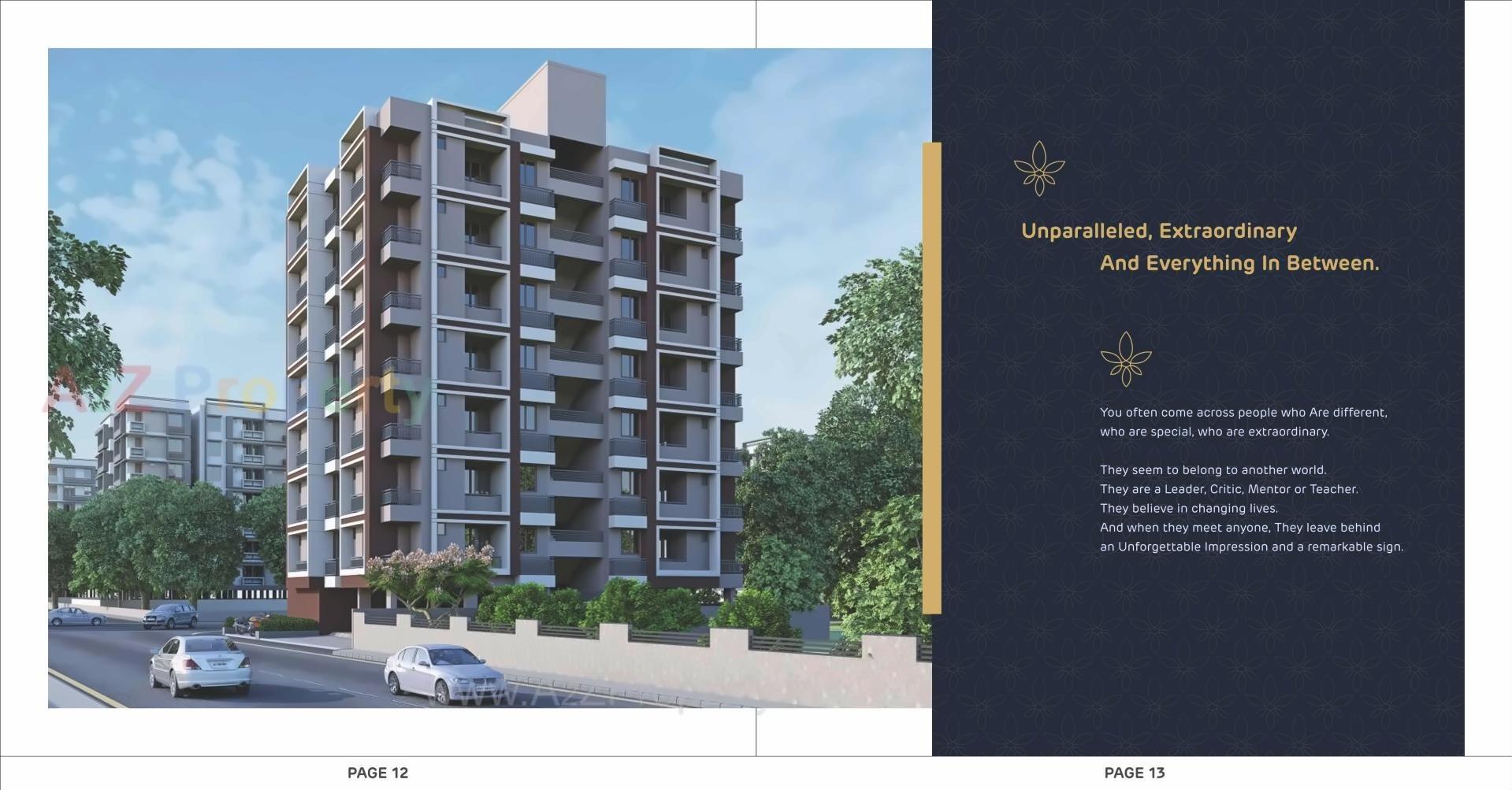 3D Elevation of real estate project Paras Elegance located at Ahmedabad, Ahmedabad, Gujarat