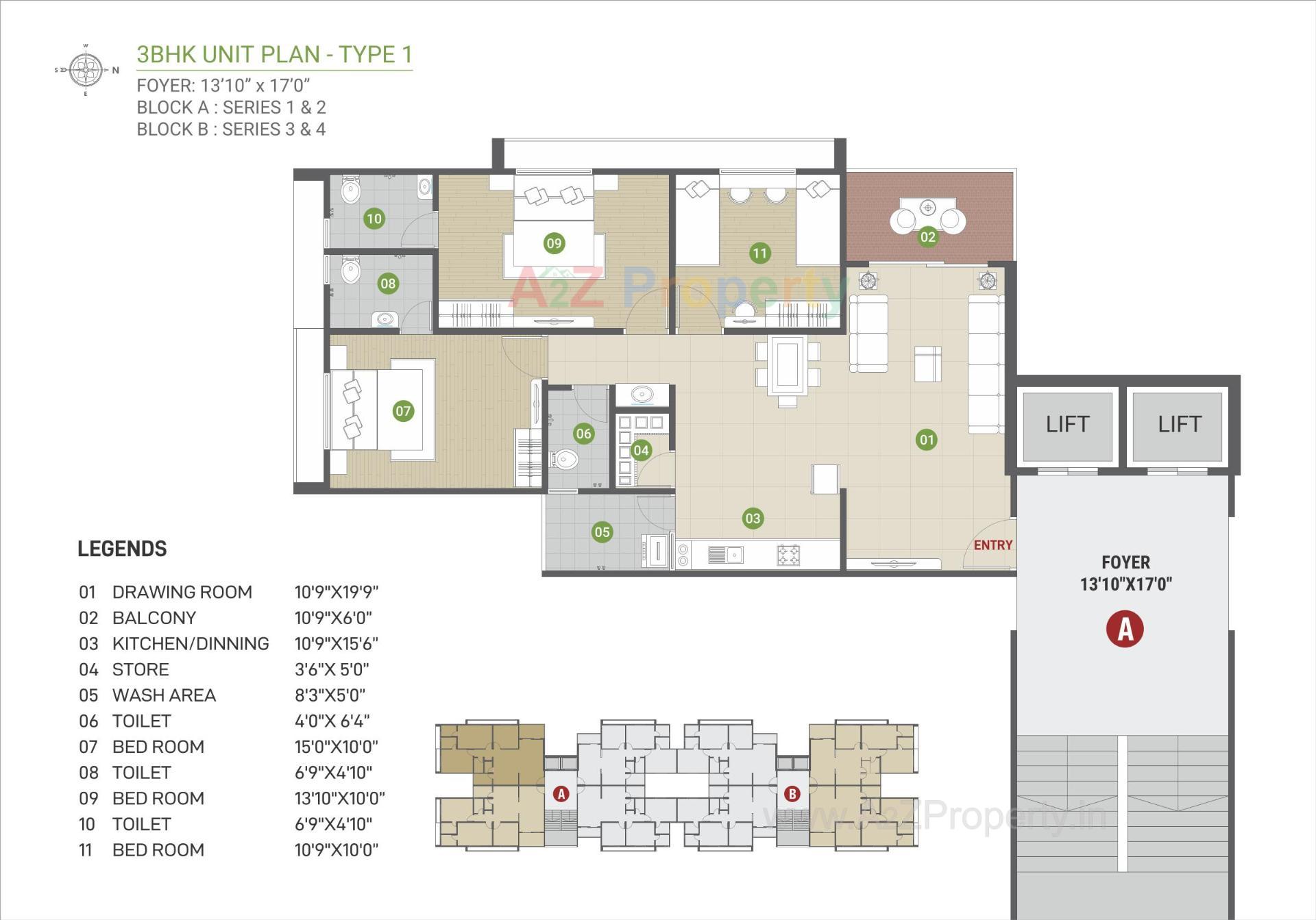 Layout of real estate project Parijat Residency located at Chiloda, Ahmedabad, Gujarat