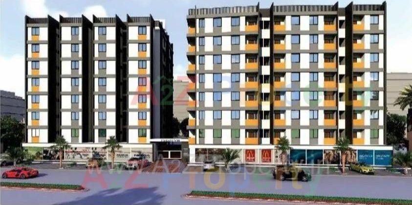 3D Elevation of real estate project Parijat Upvan located at Vatva, Ahmedabad, Gujarat
