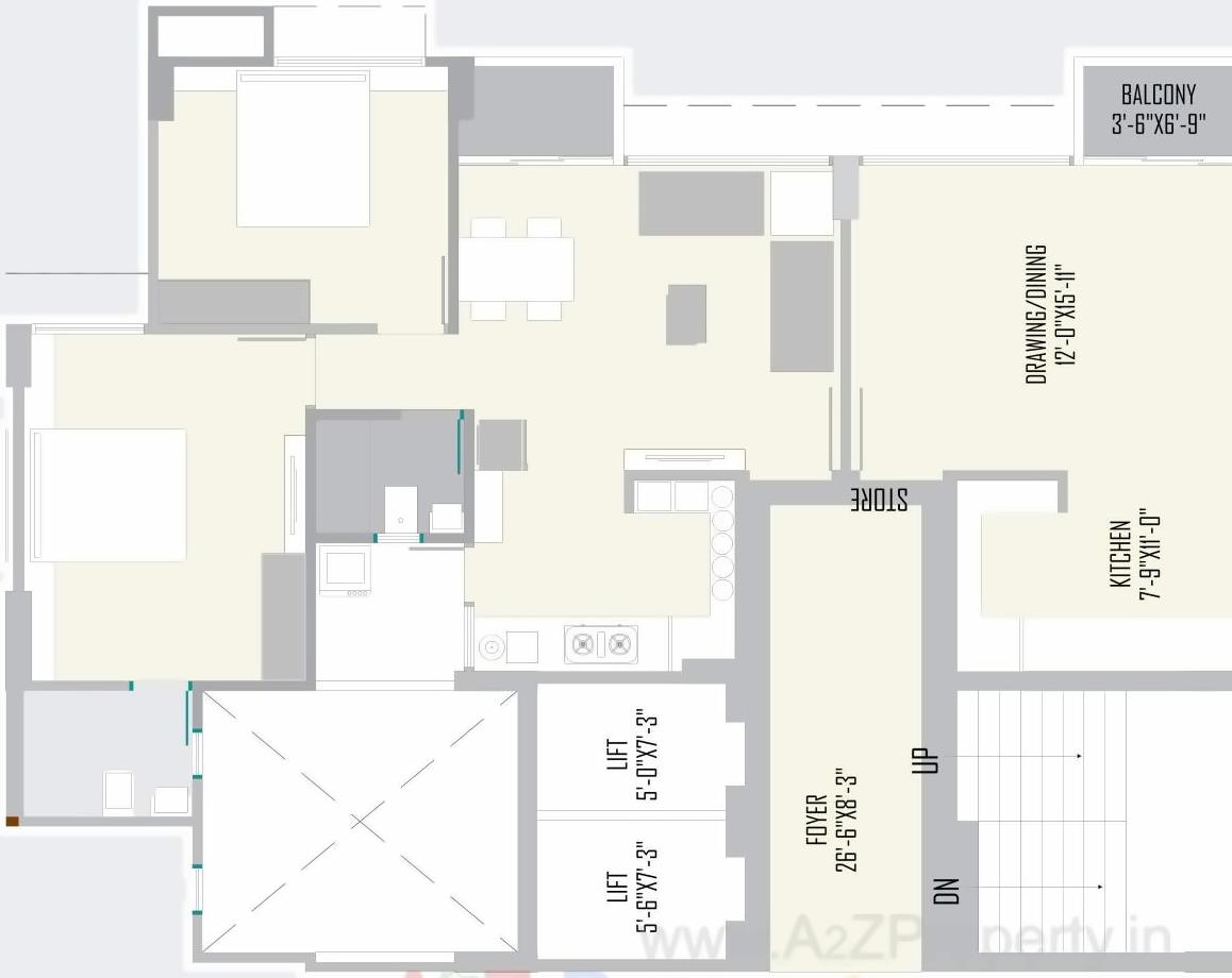 Layout of real estate project Parimal Elegance located at Naroda, Ahmedabad, Gujarat