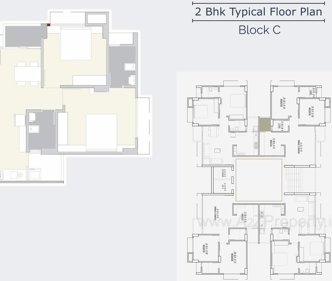 Layout of real estate project Parimal Elegance located at Naroda, Ahmedabad, Gujarat