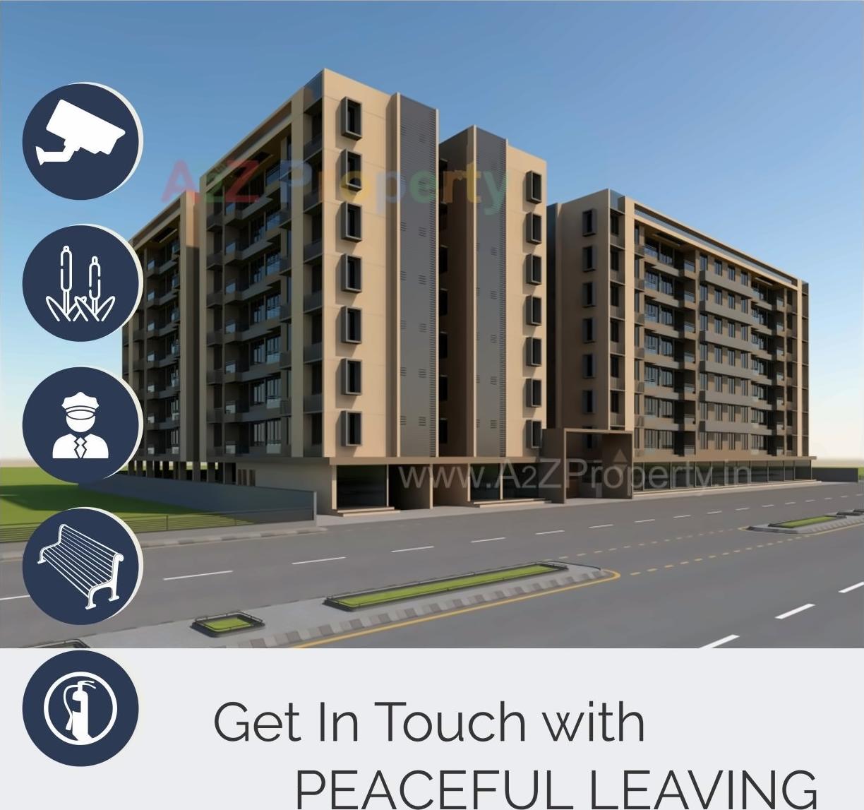 3D Elevation of real estate project Parimal Elegance located at Naroda, Ahmedabad, Gujarat